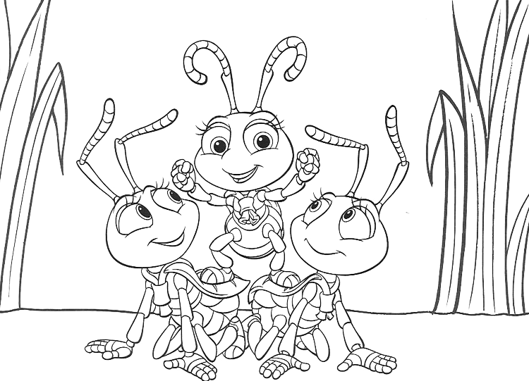 A Bug's Life - The little princess Dot on the back of her friends