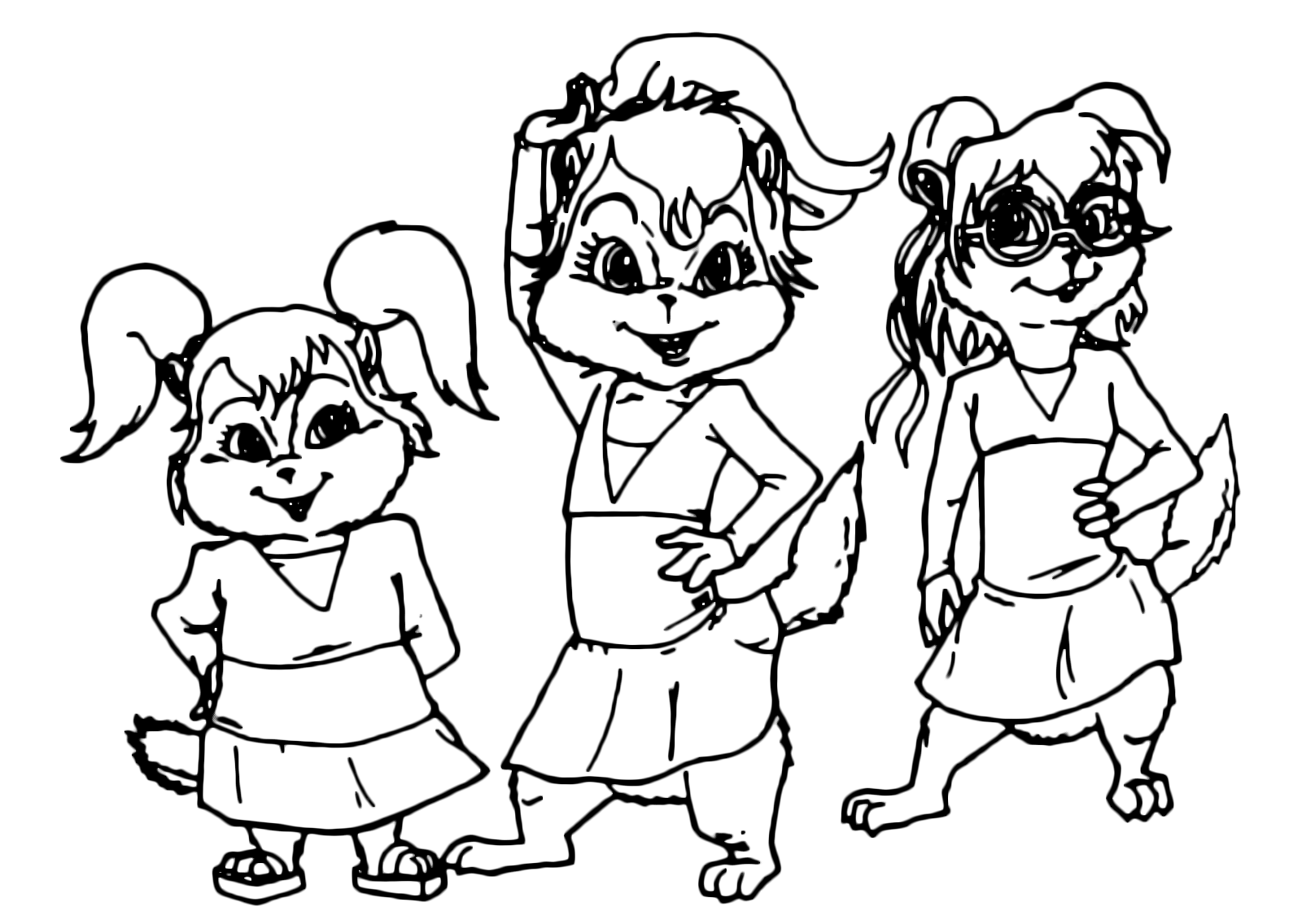Alvin and the Chipmunks - The Chippetts Brittany Miller Jeanette Miller and Eleanor Miller