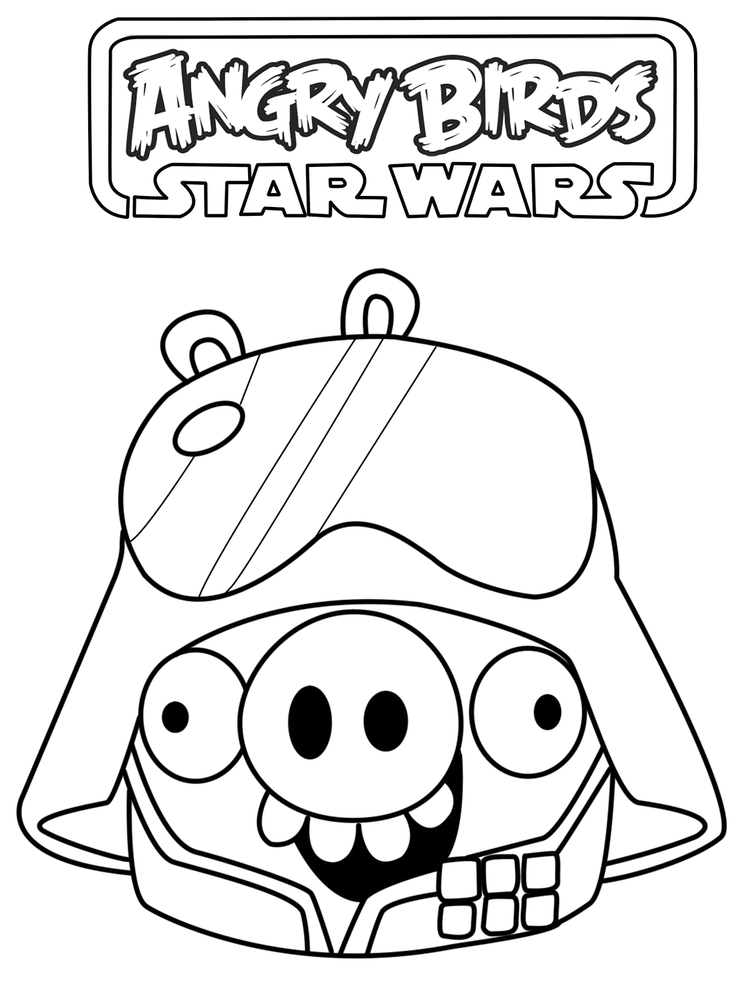 angry birds star wars coloring pages darth vader