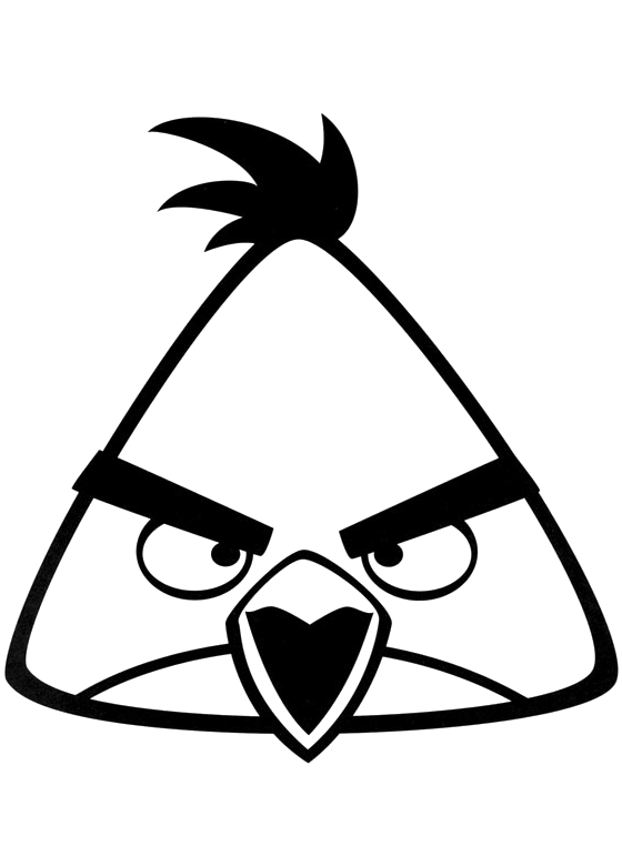 Angry Birds - Chuck with the beak open