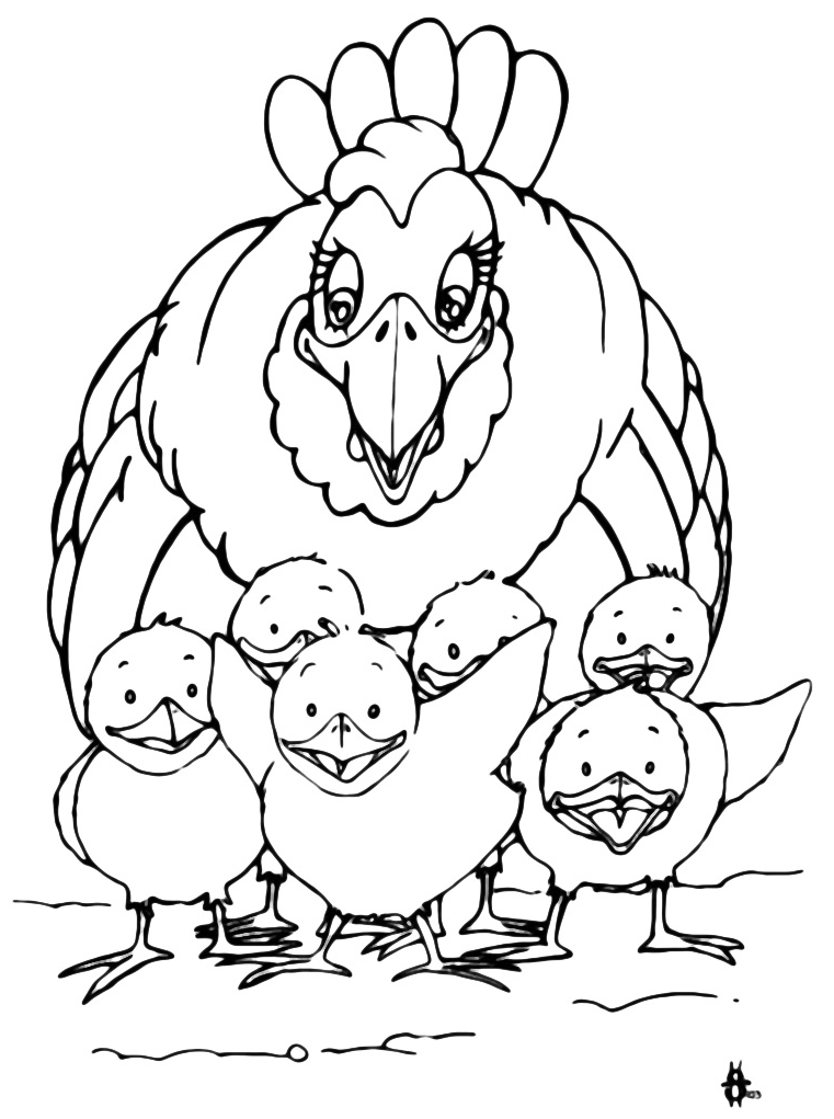 Animals - Hen with chicks