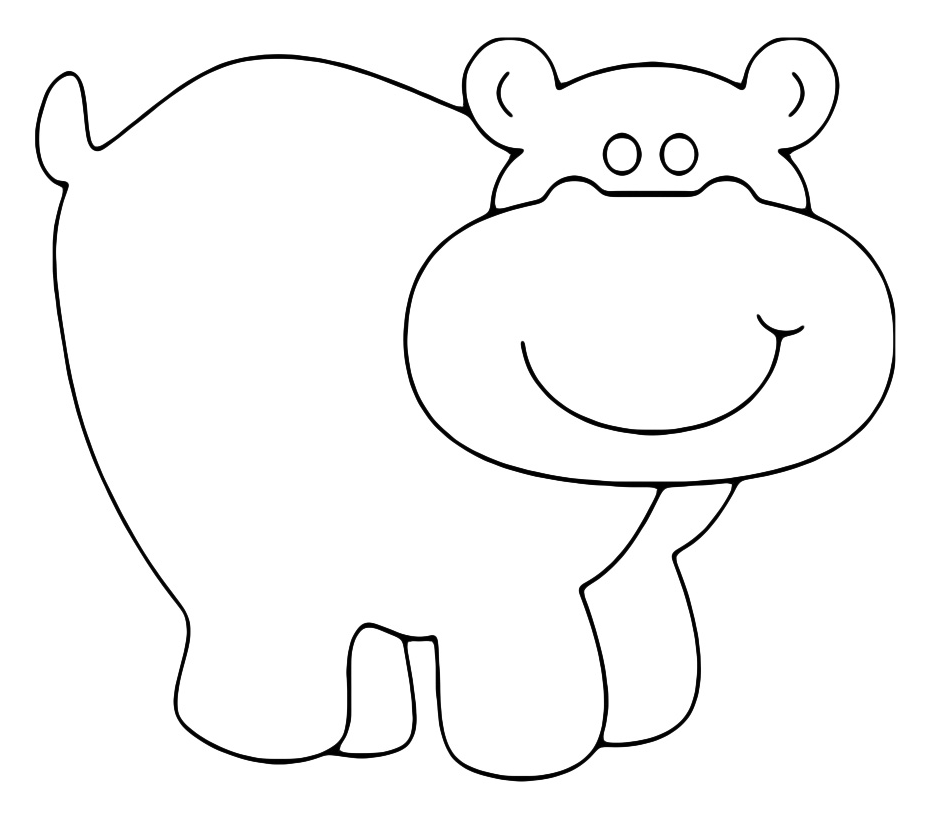 Animals - Hippo smiling