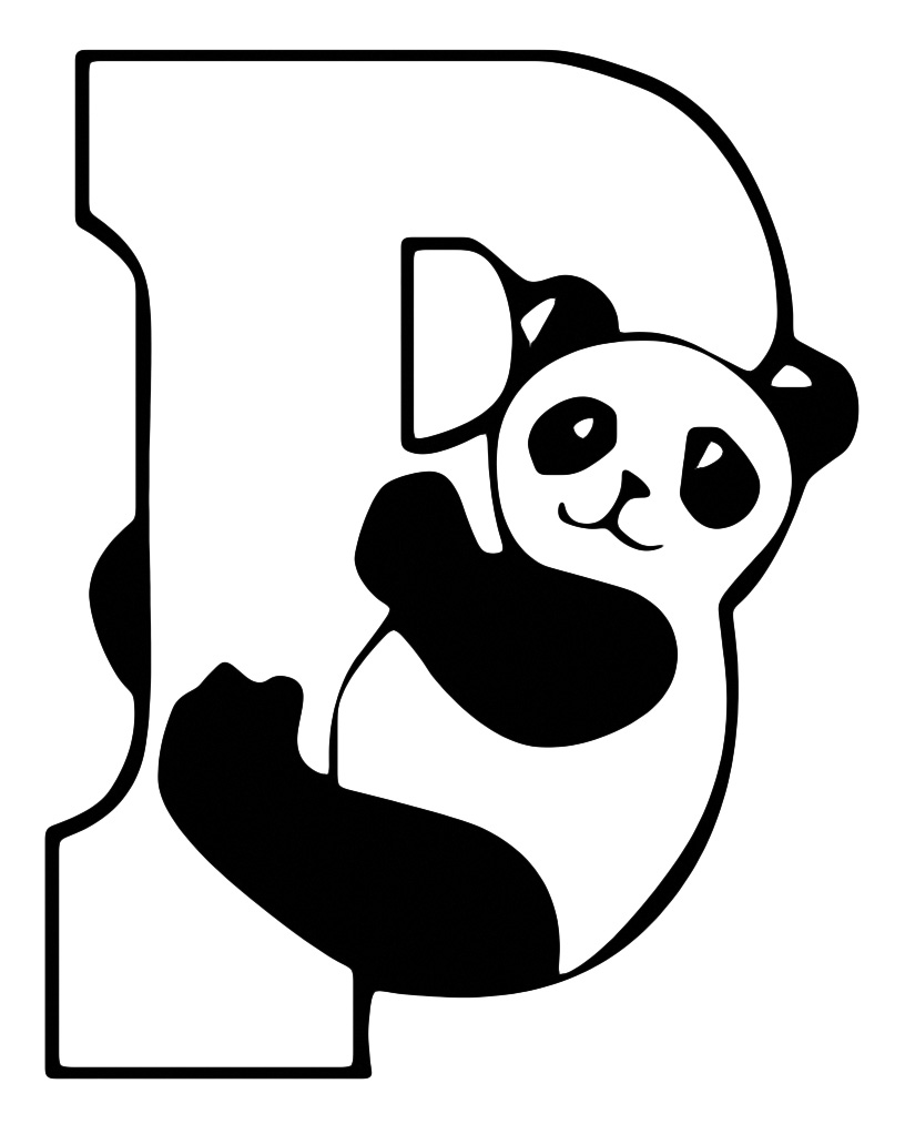 Animals - Panda hanging on a P
