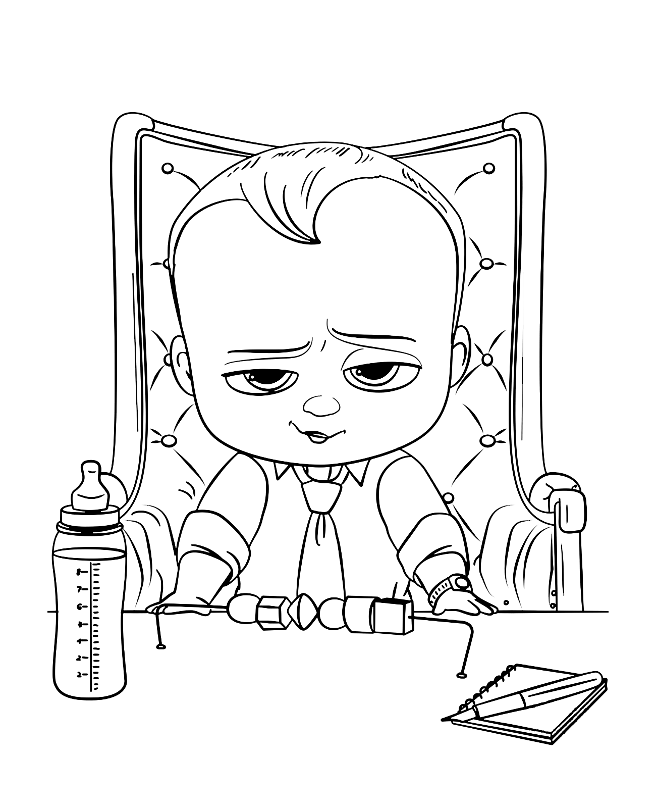 Learn How to Draw Baby Boss from The Boss Baby The Boss Baby Step by Step   Drawing Tutorials