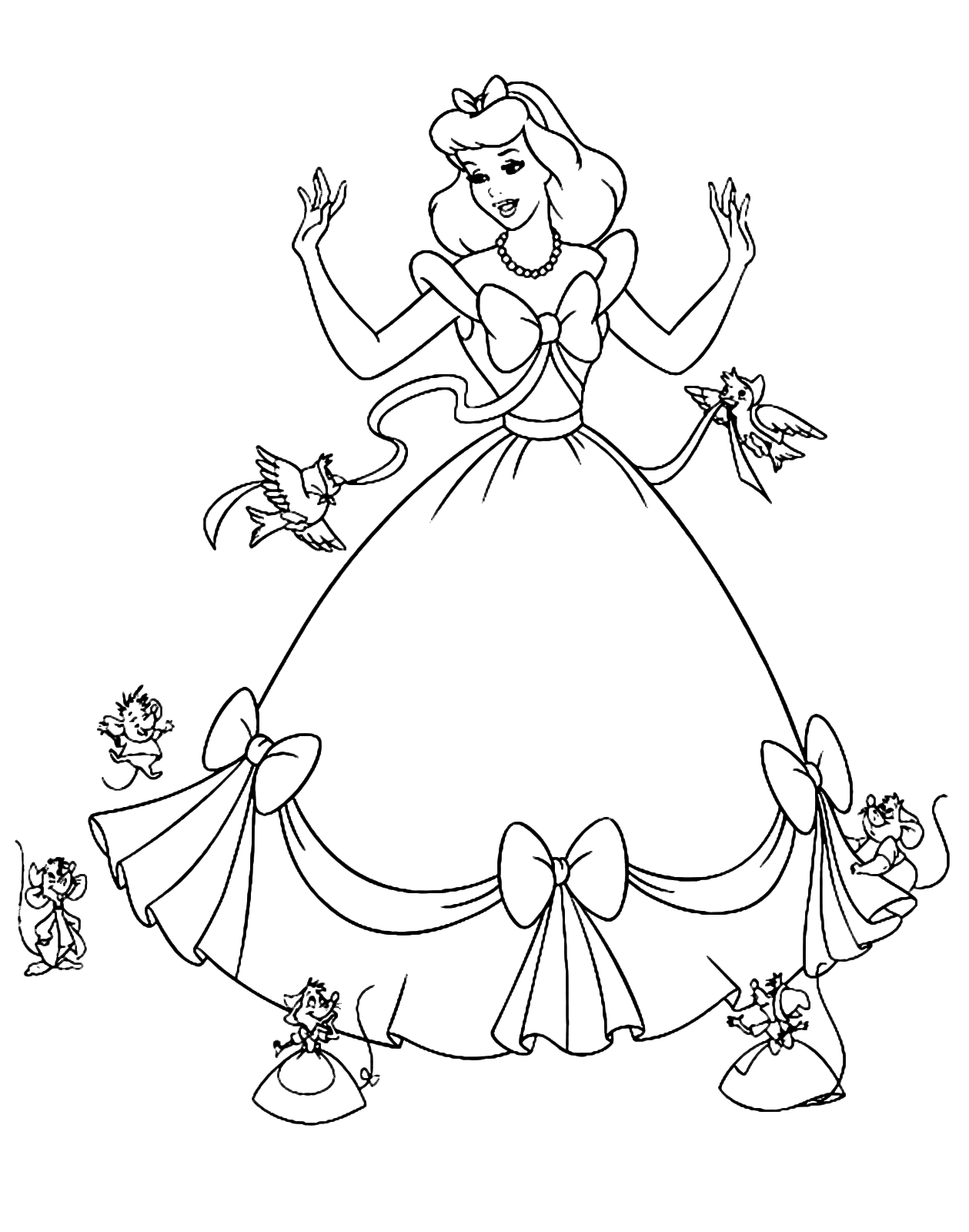 Free Colouring Pictures Of Cinderella, Download Free Colouring Pictures Of  Cinderella png images, Free ClipArts on Clipart Library