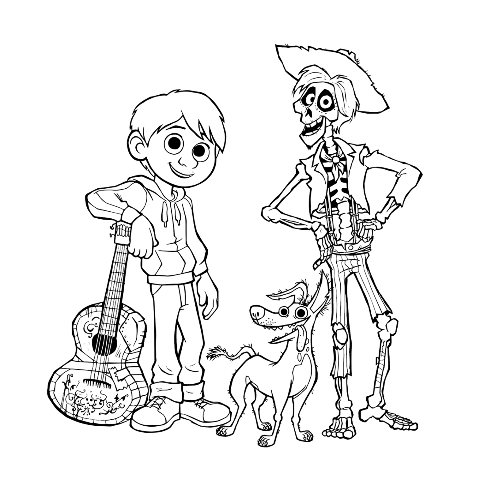 "Coco" coloring pages