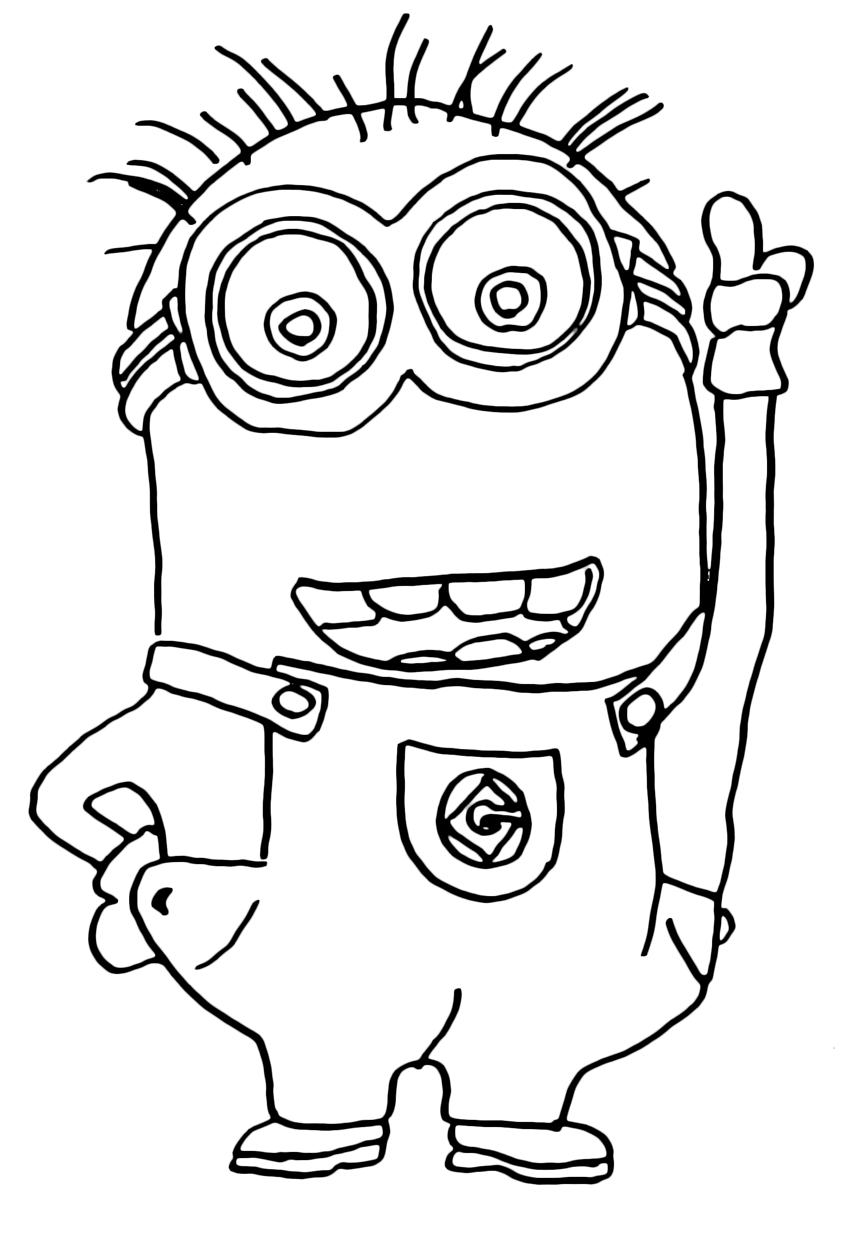 minions coloring pages of phil