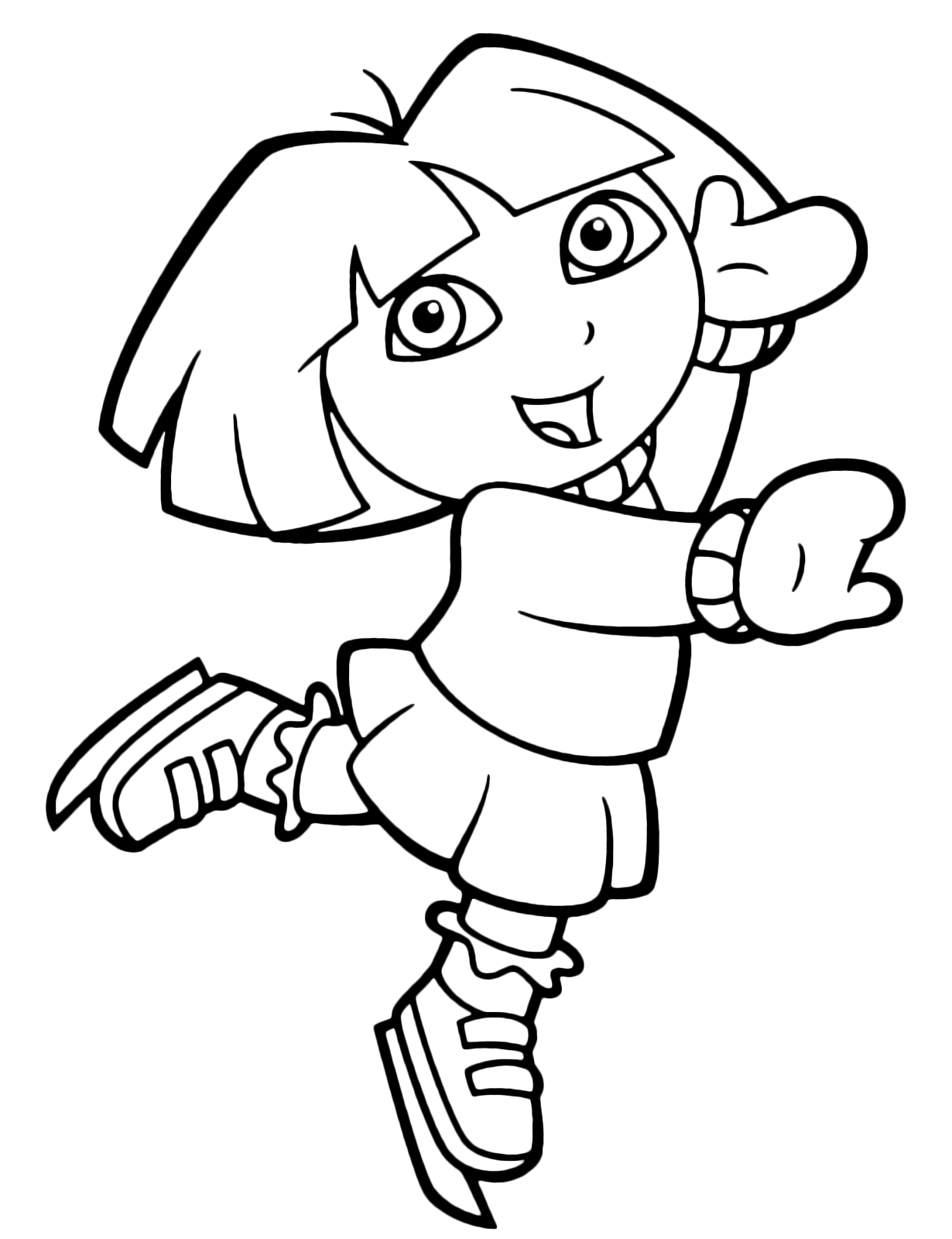 Dora the Explorer #29877 (Cartoons) – Free Printable Coloring Pages