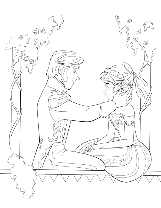 Frozen - Prince Hans asks Anna's hand