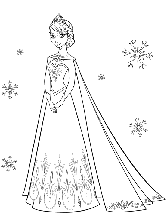 Frozen - The Elsa princess crowned queen