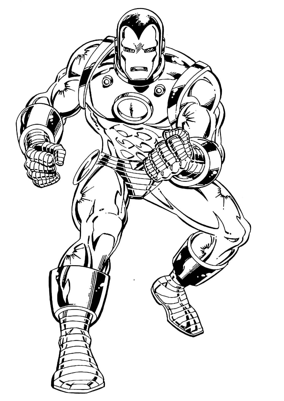 Iron Man - Iron Man ready to launch an iron fist