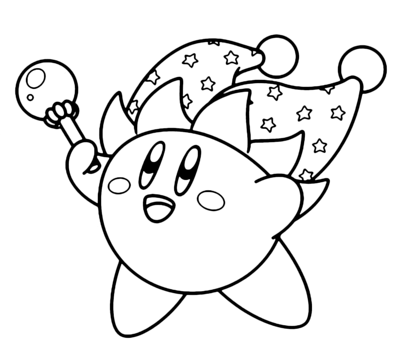 Kirby: Right Back at Ya! - Kirby Beam with his wand