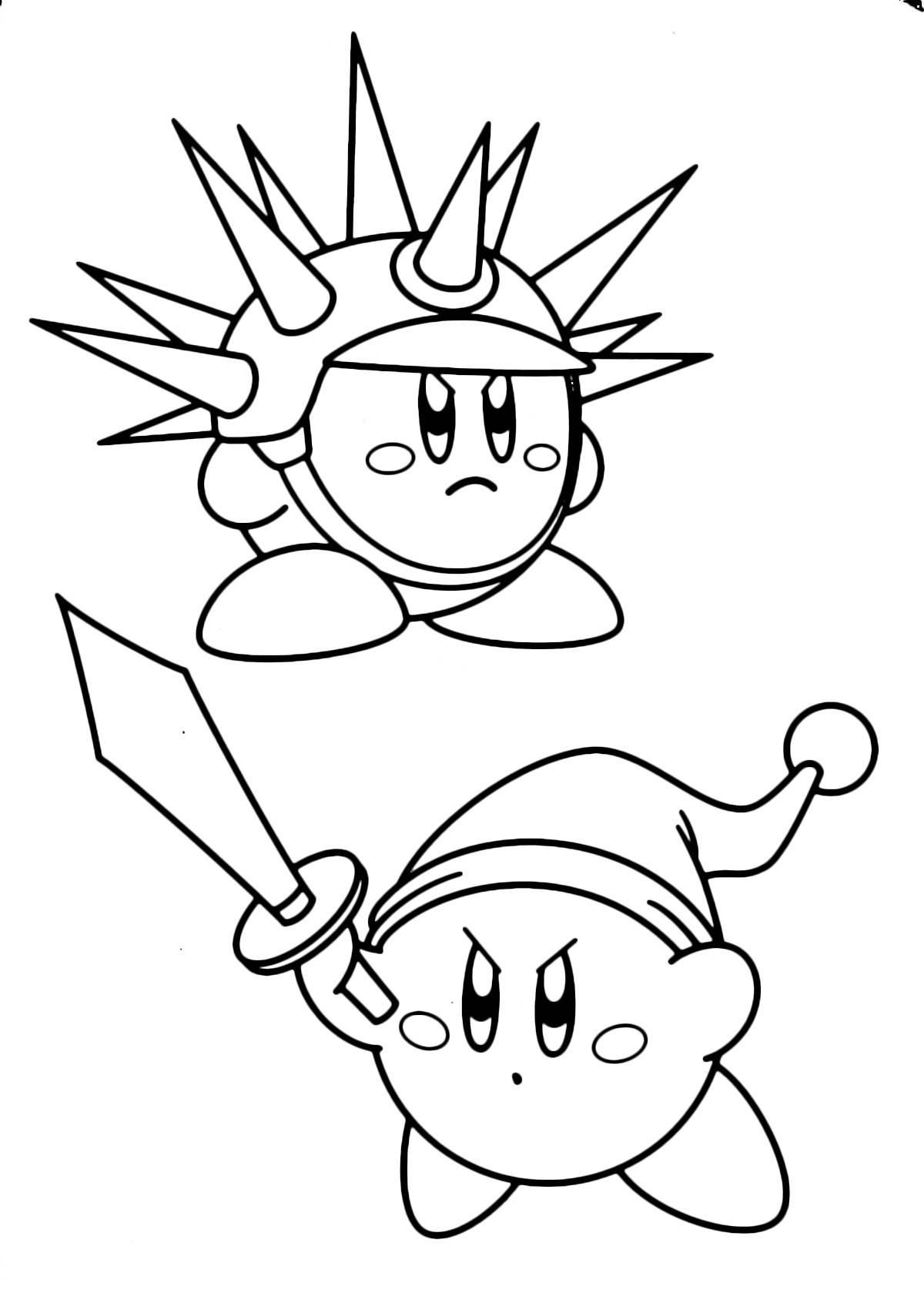 Kirby: Right Back at Ya! - Kirby Needle and Kirby Sword