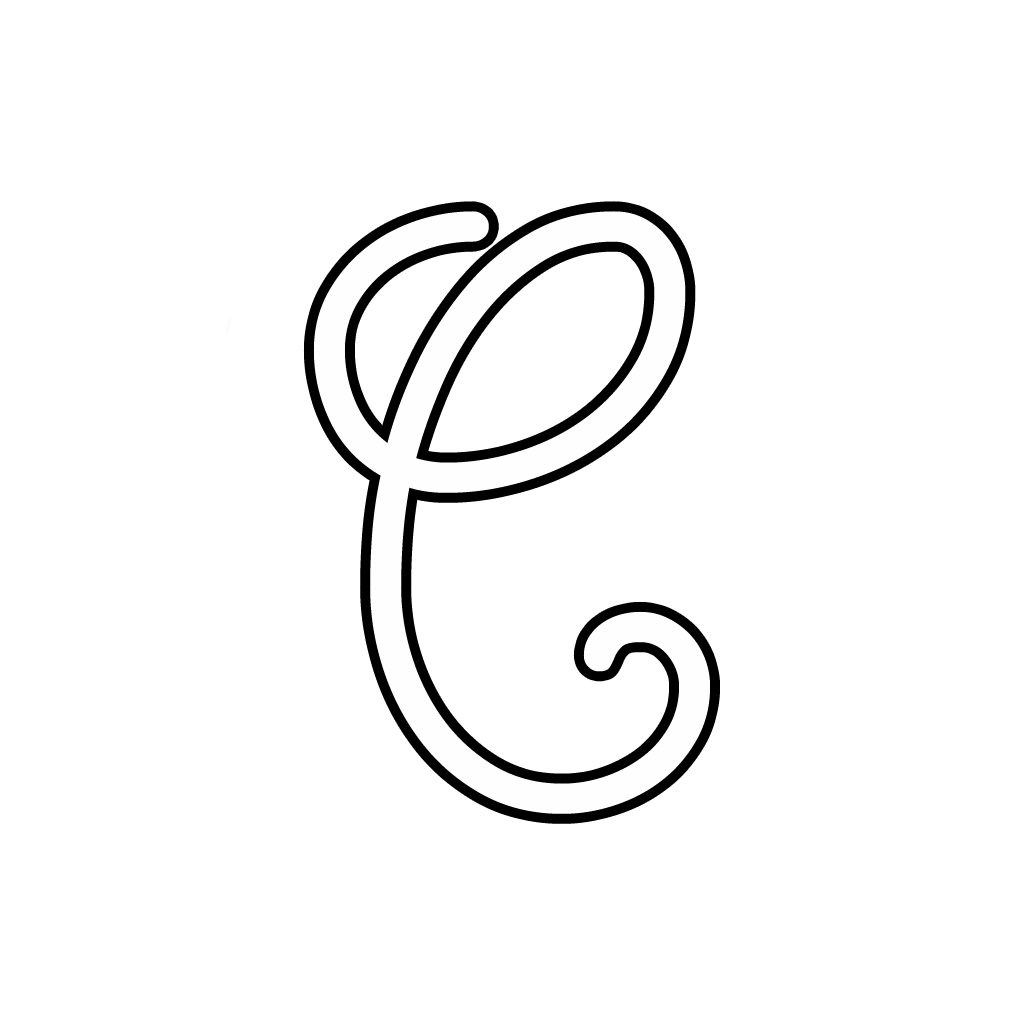 Fancy Cursive Letter C