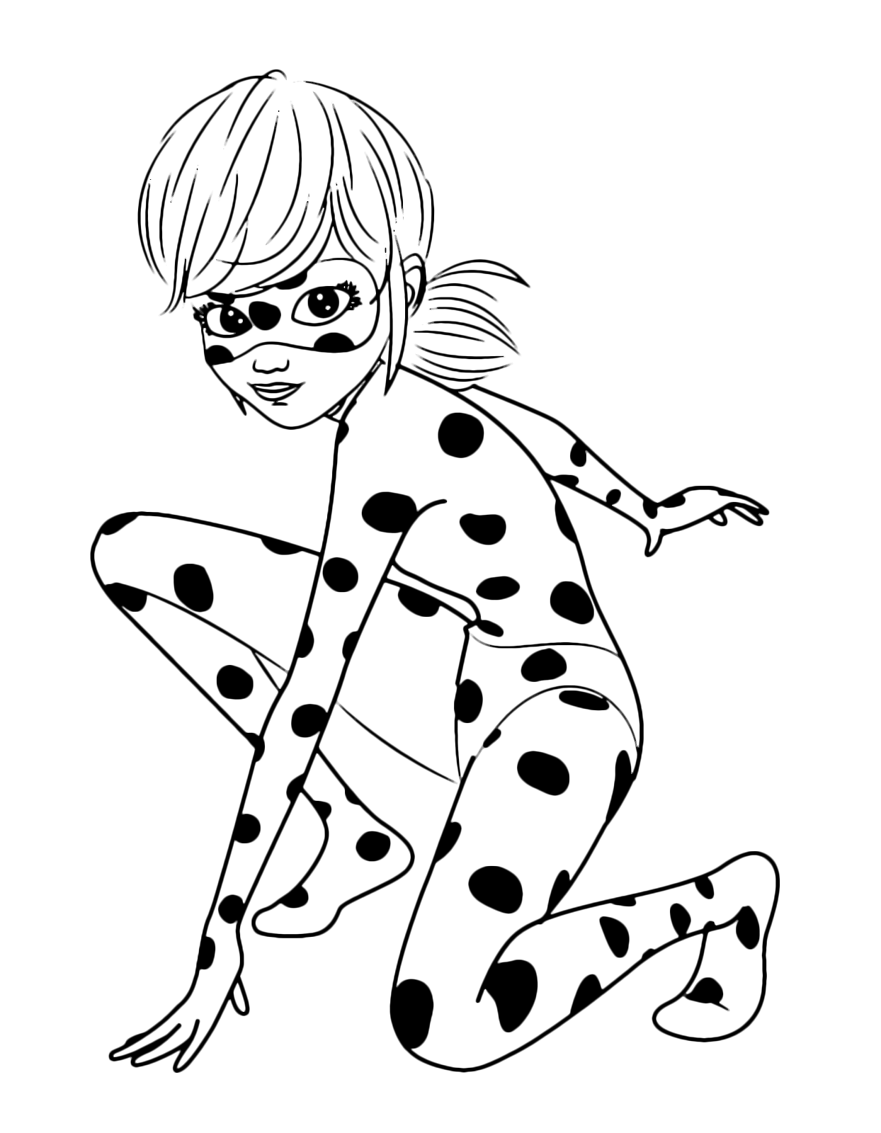 Miraculous ladybug coloring page Images