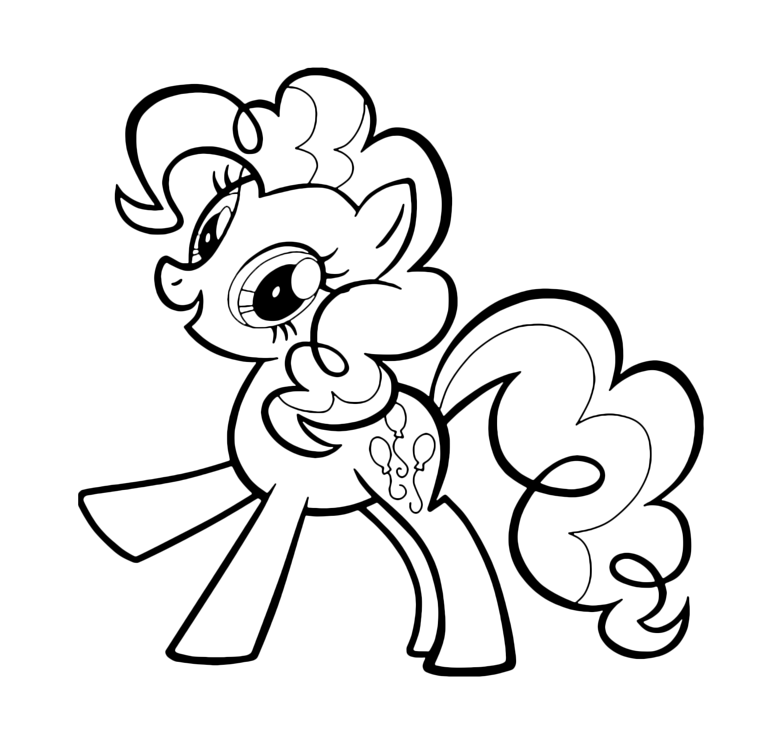 My Little Pony - Pinkie Pie with a very happy look