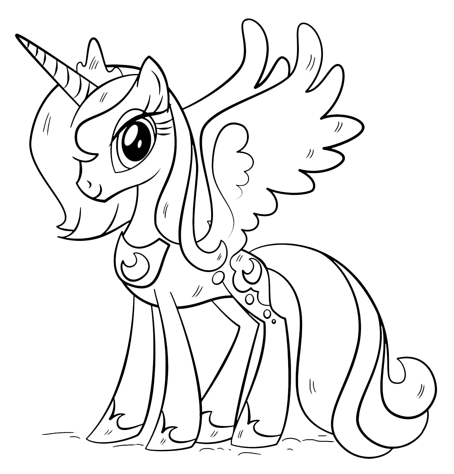My Little Pony - Princess Luna is the little sister of Celestia