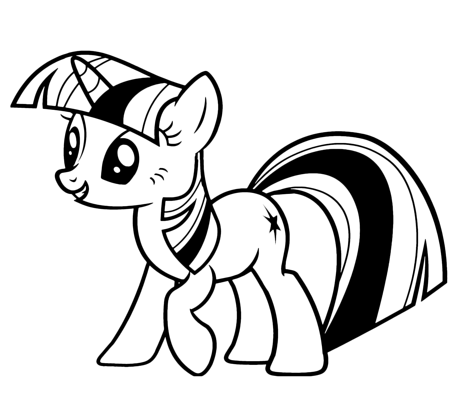 My Little Pony - Twilight Sparkle with her sun symbol