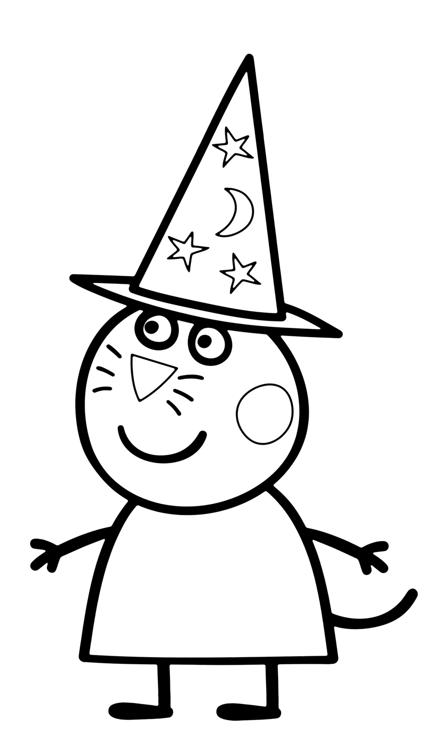 Peppa Pig Candy Cat Dressed As A Witch