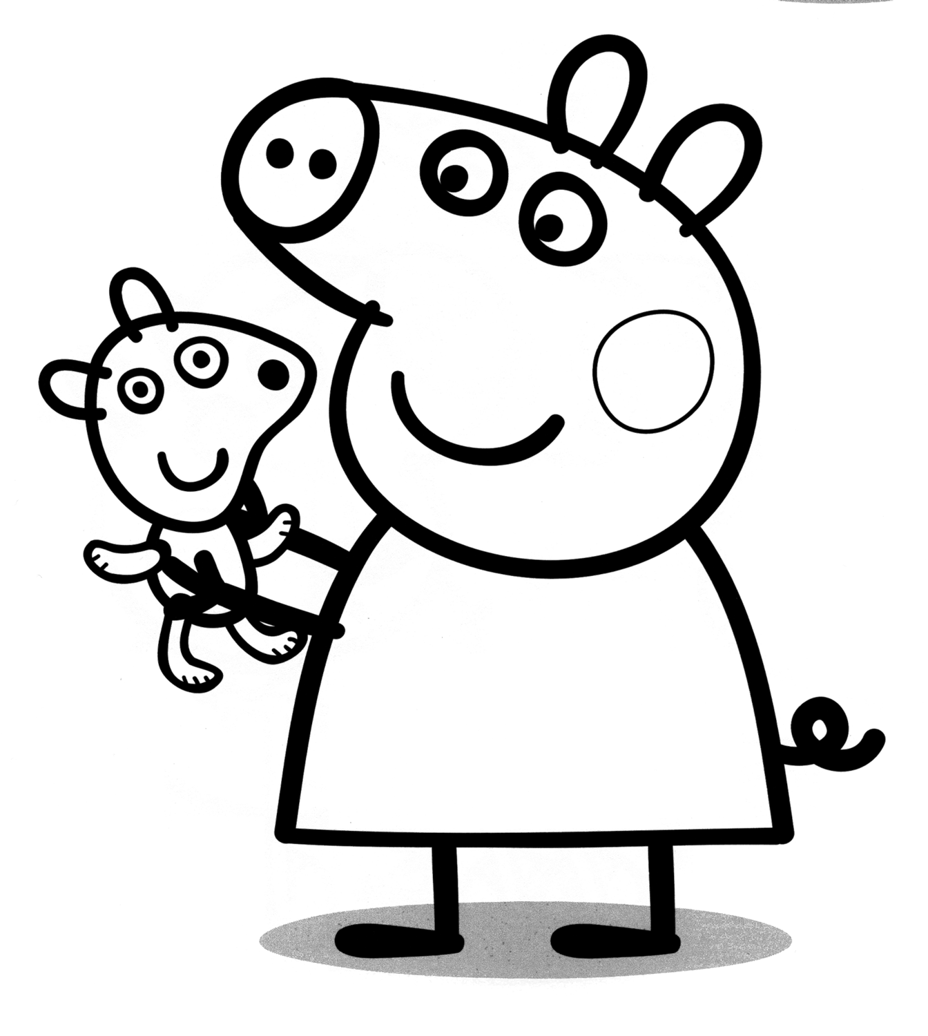 peppa and teddy