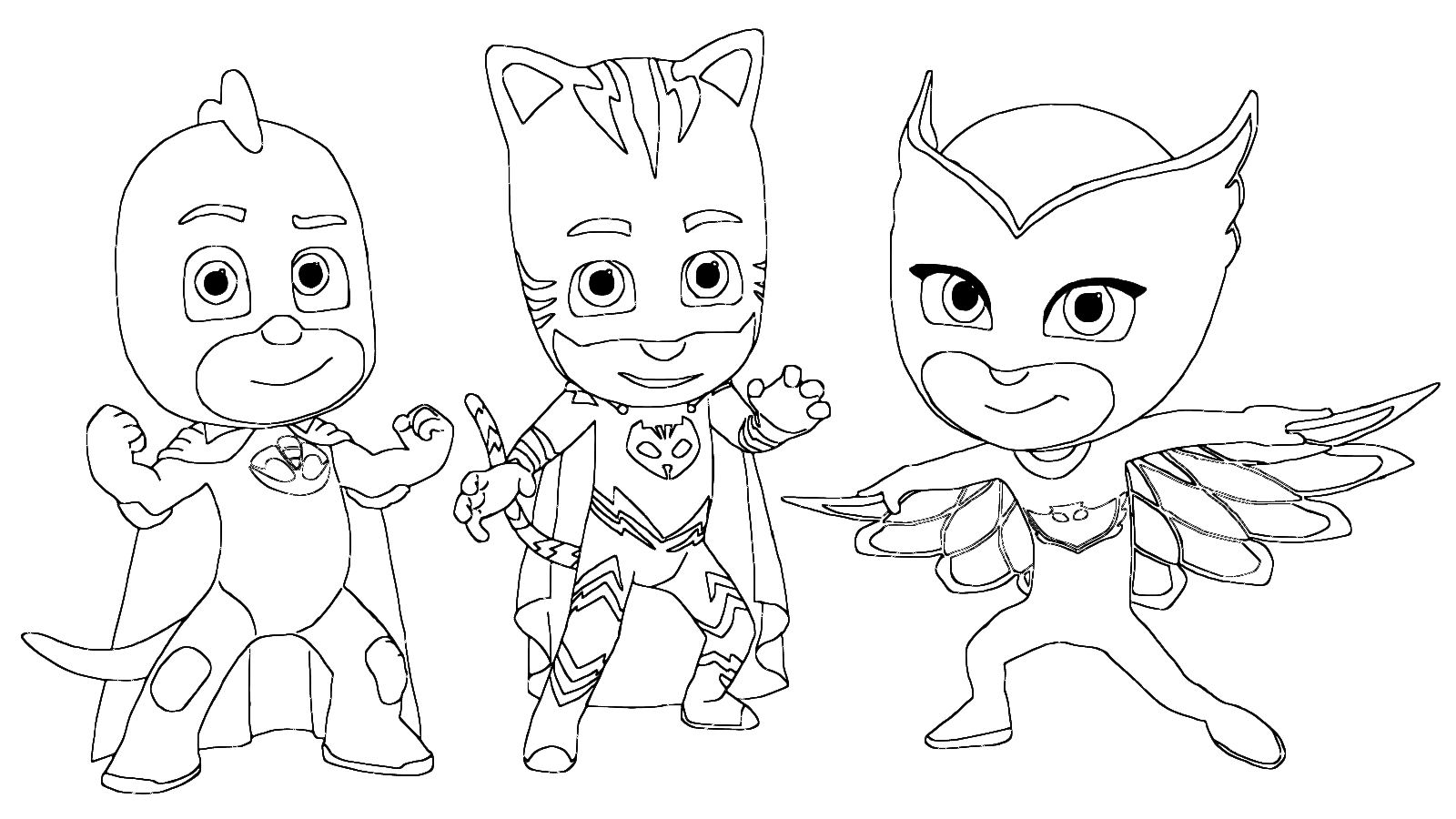 Pj Masks Connor Amaya And Greg Disguised As Catboy Owlette And Gekko