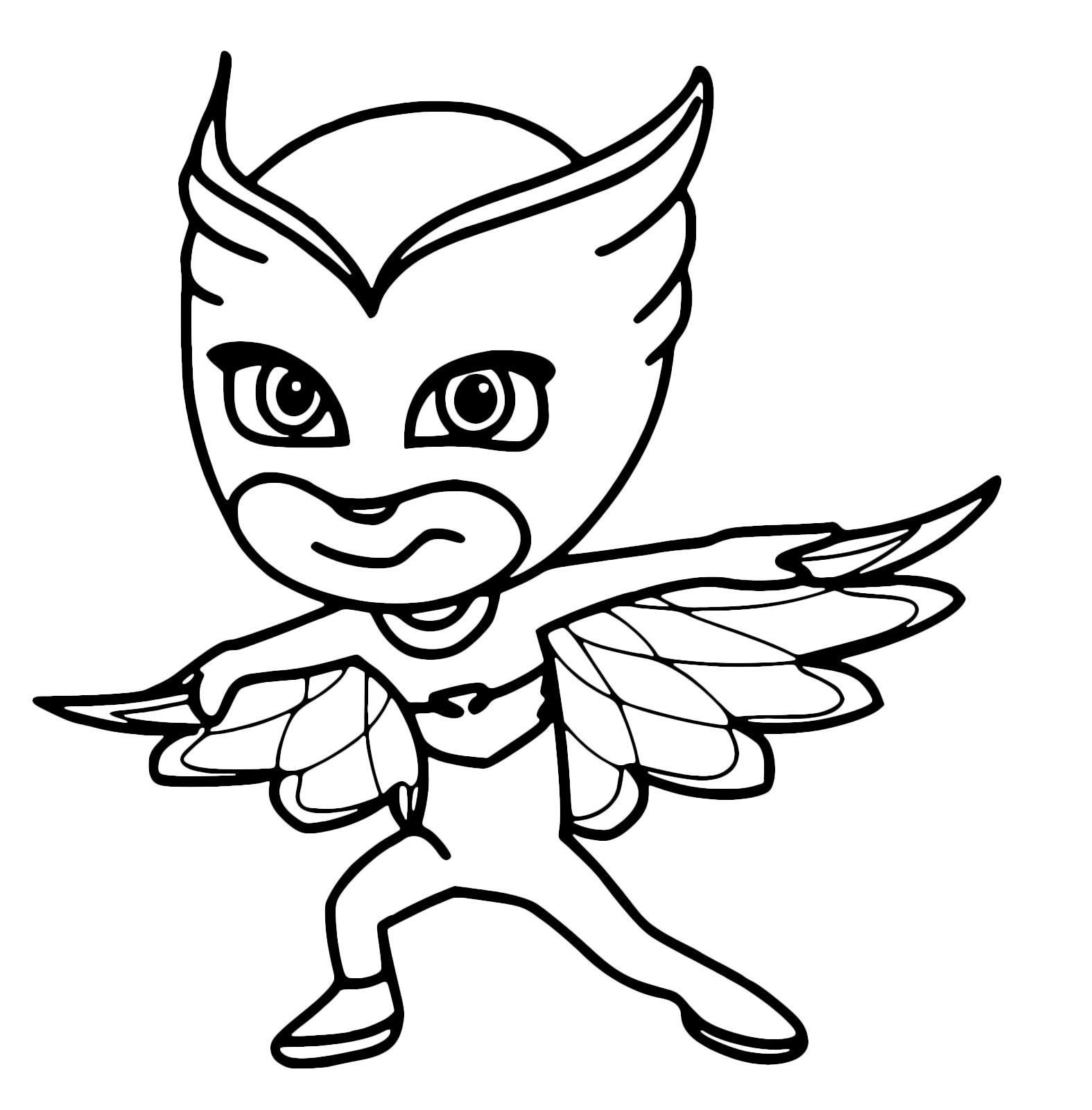 PJ Masks - Owlette is able to fly by using Super Owl Wings