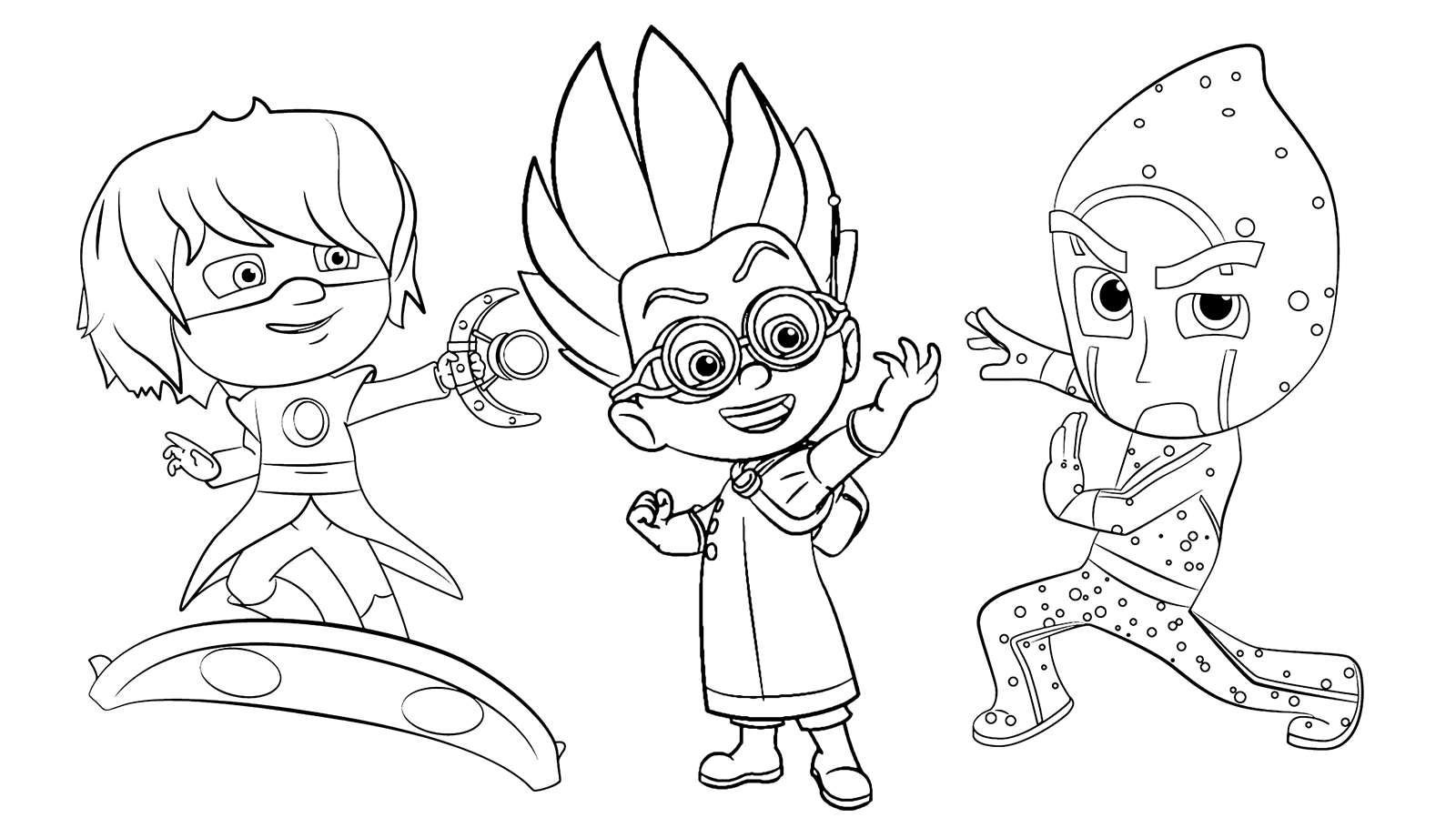 Night Ninja Pj Masks Coloring Sheet Coloring Pages