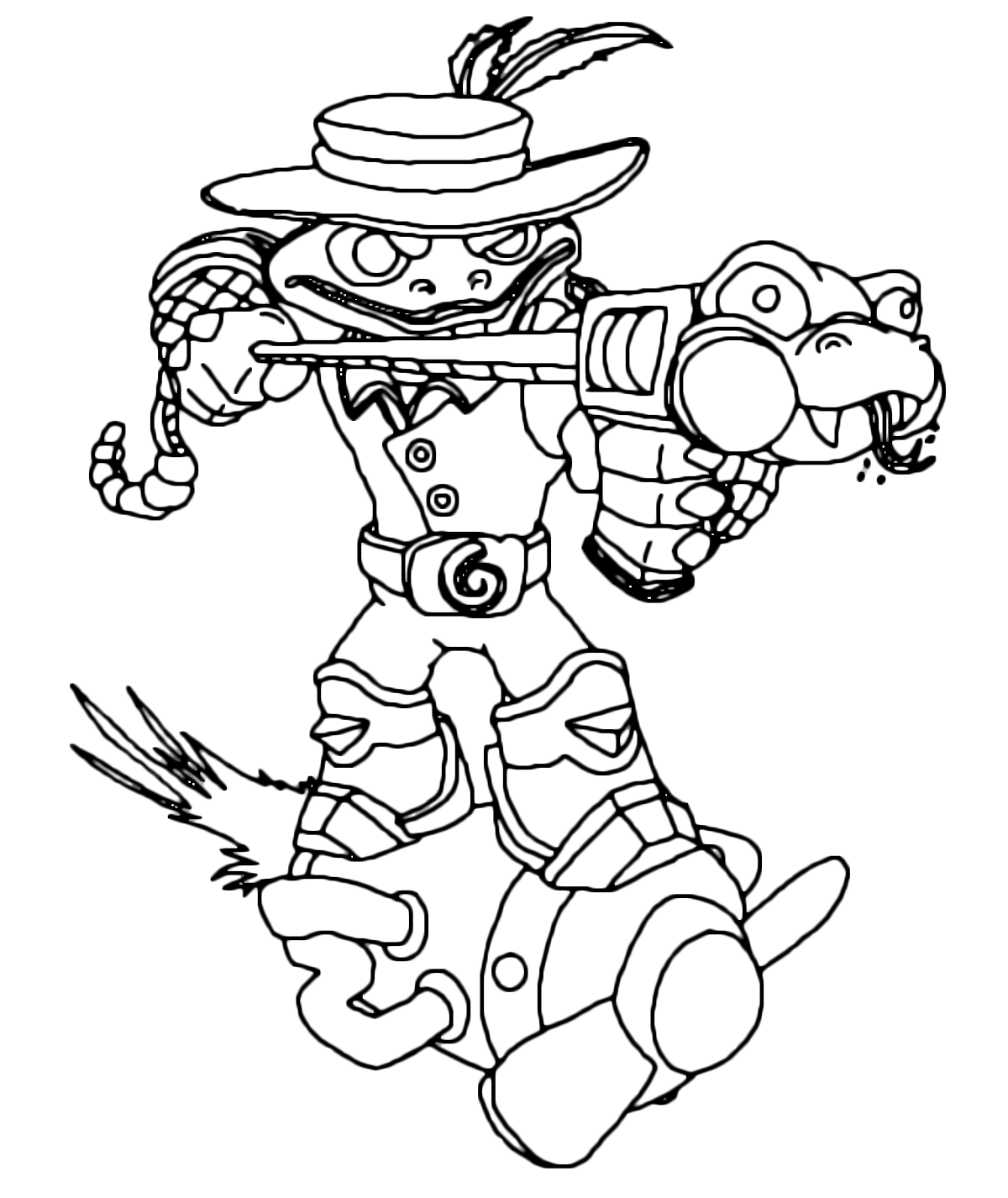 Skylanders - Swap Force - Rattle Jet with his rifle