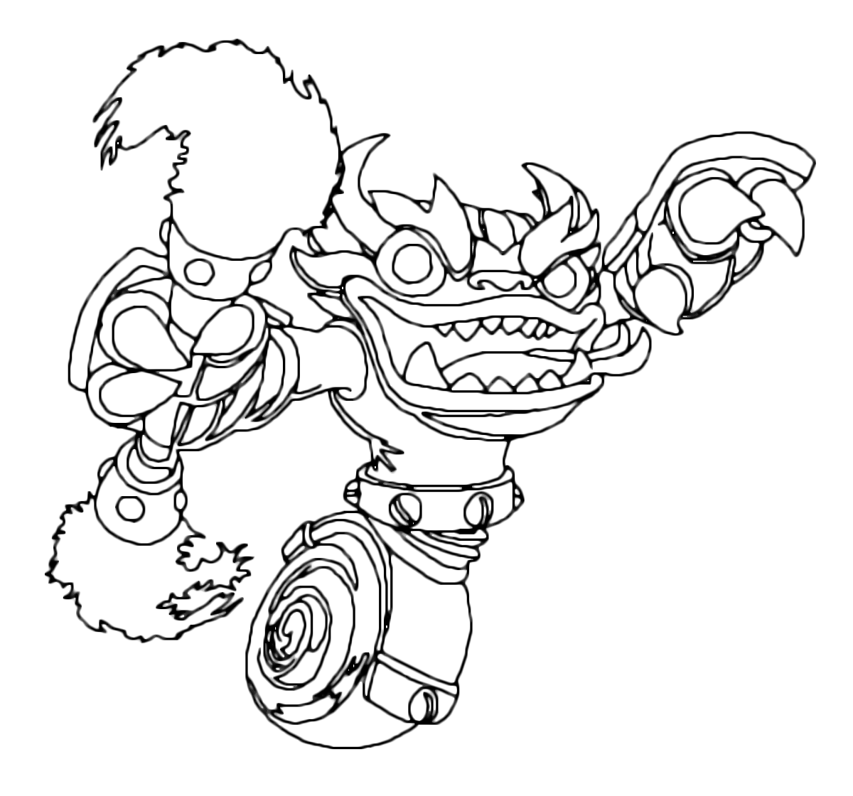 Skylanders - Swap Force - The combative Fire Charge