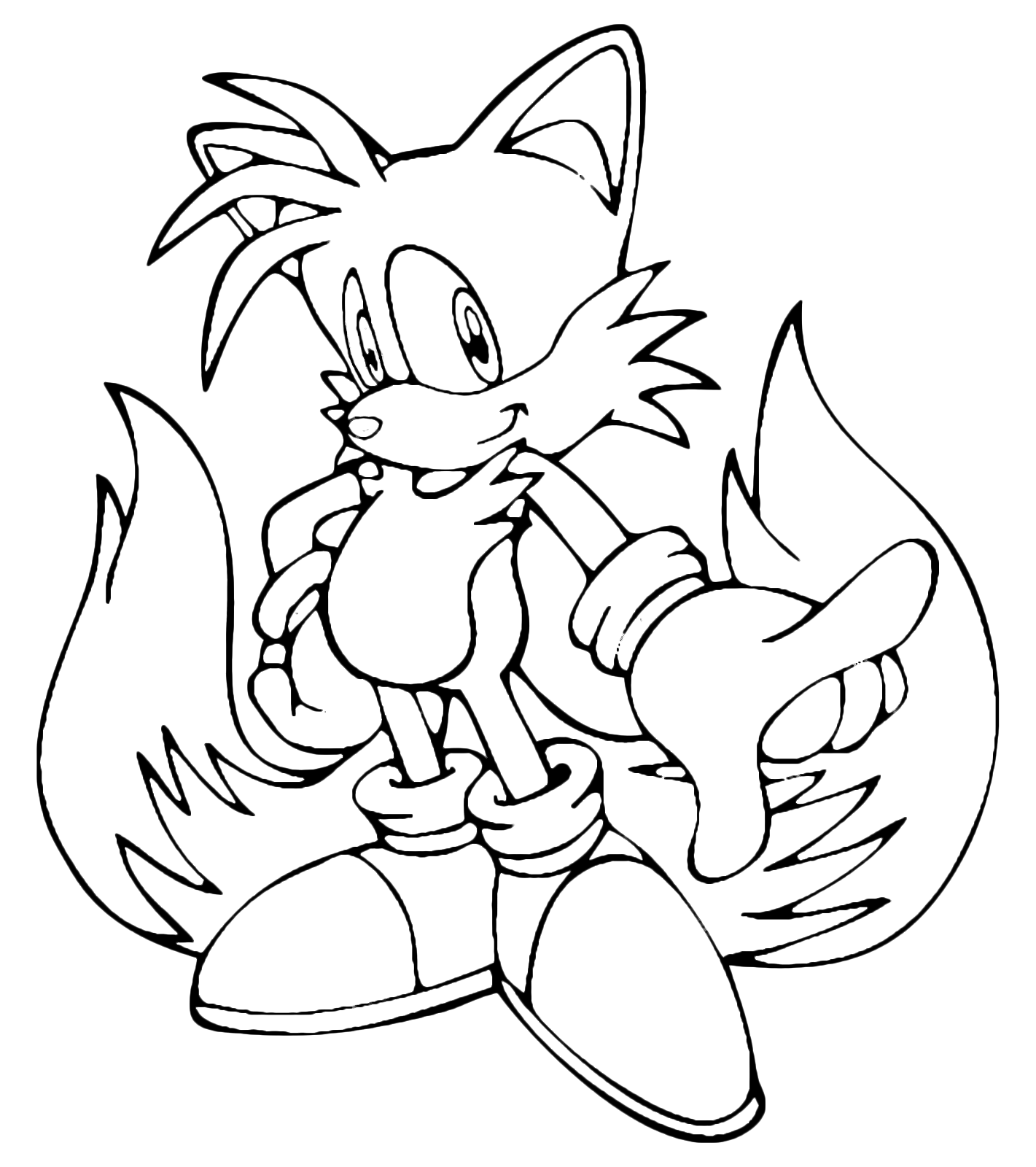 Sonic Exe Free Colouring Pages