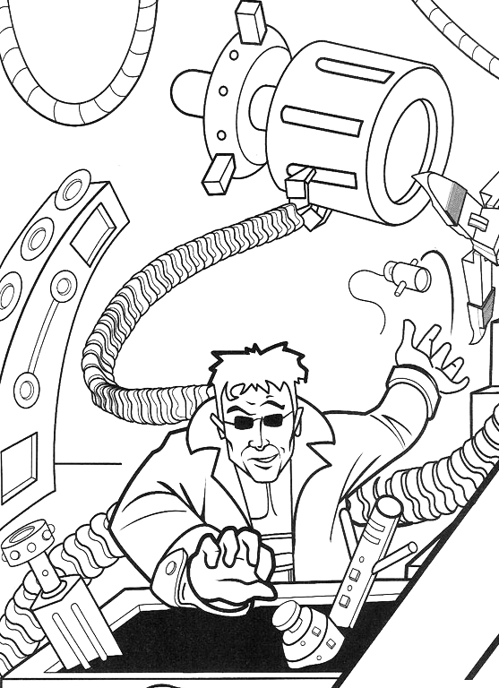 Spiderman - Doctor Octopus at work