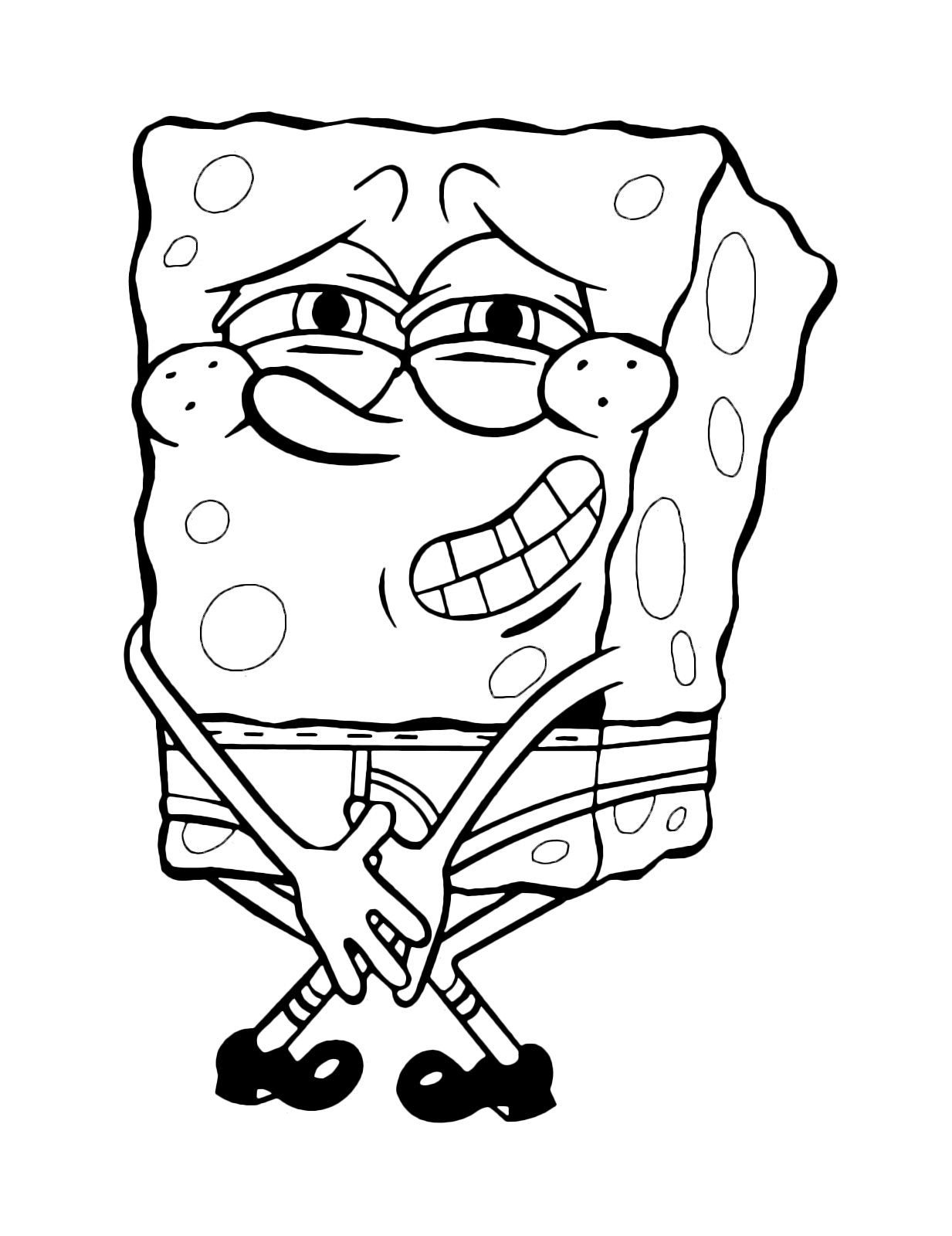 SpongeBob - SpongeBob keeps peeing