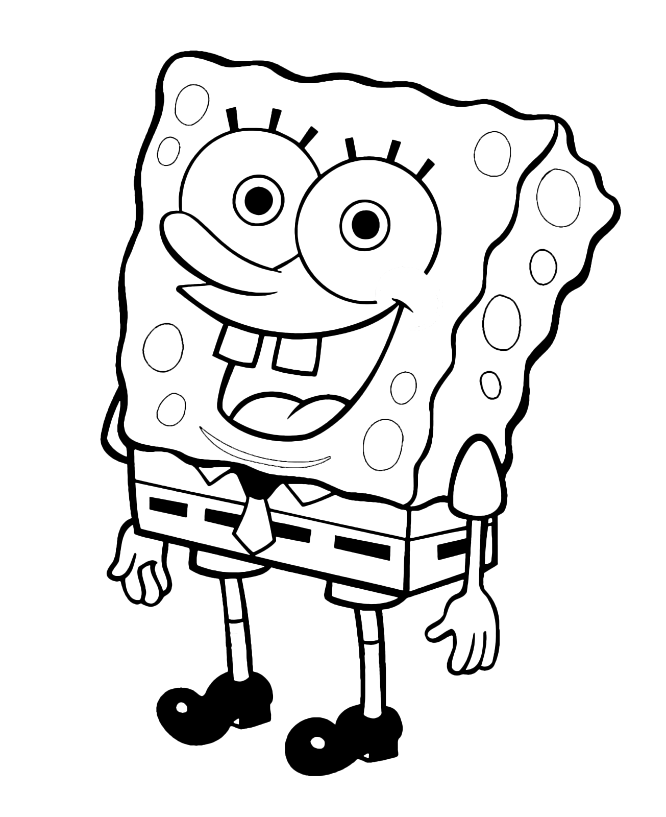 SpongeBob - SpongeBob smiles