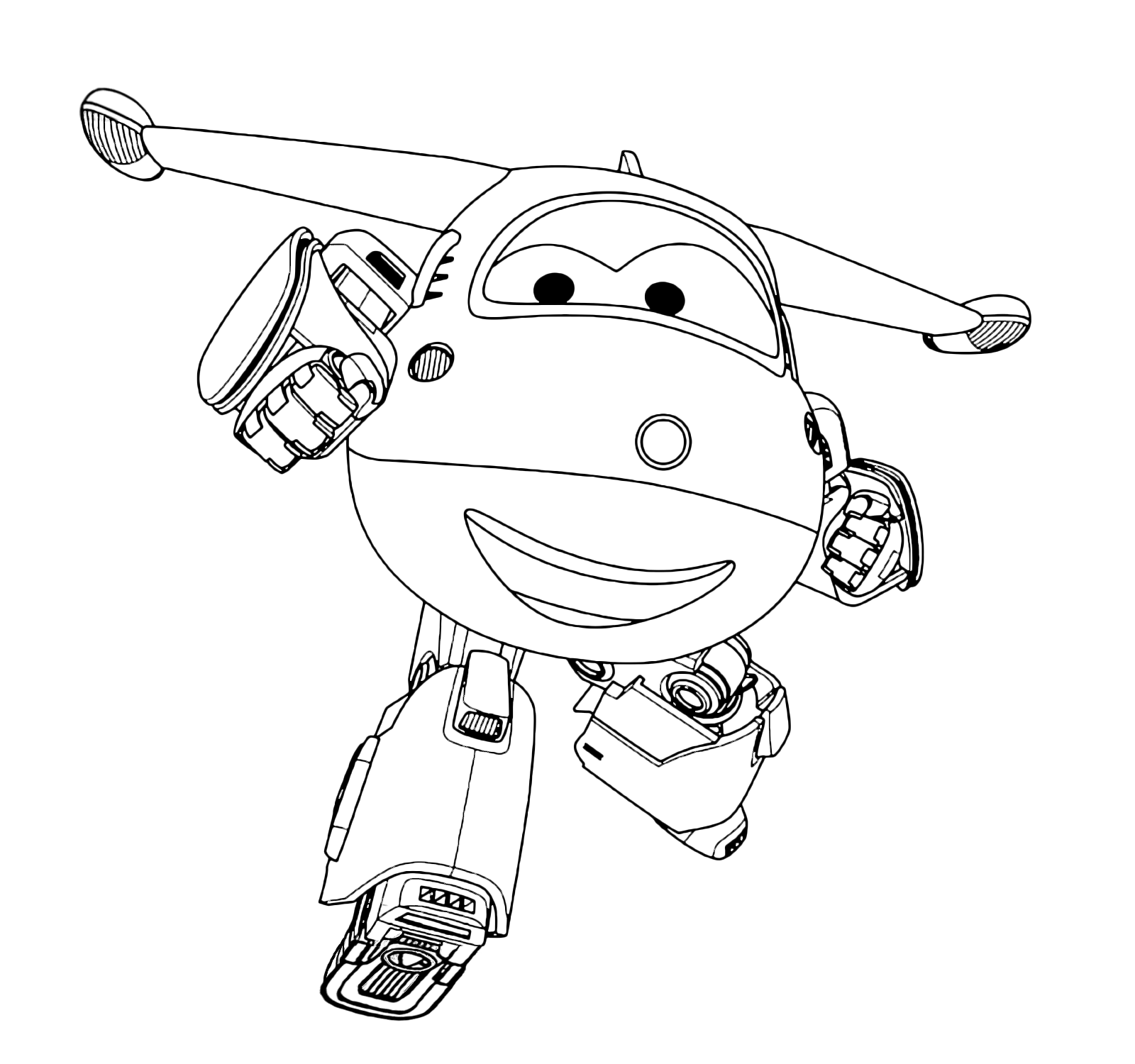 super wings coloring page wings jett plane white and red which takes the packages to children