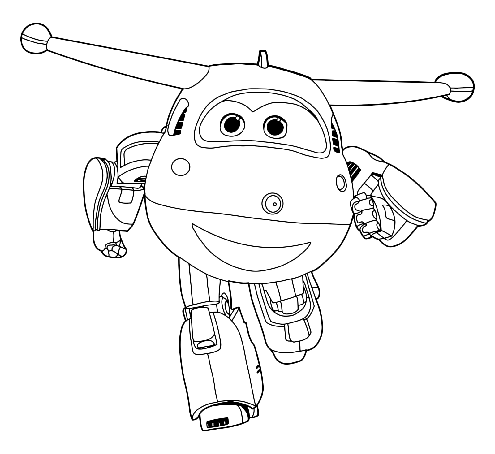 Printable and coloring pages of Super Wings. 