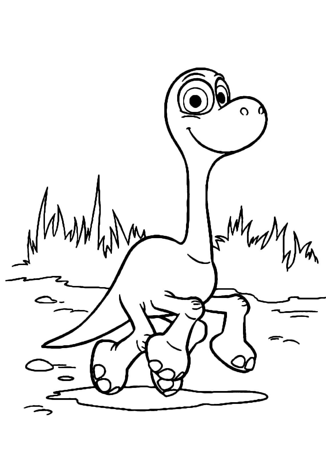 The Good Dinosaur - Little Arlo walks happy