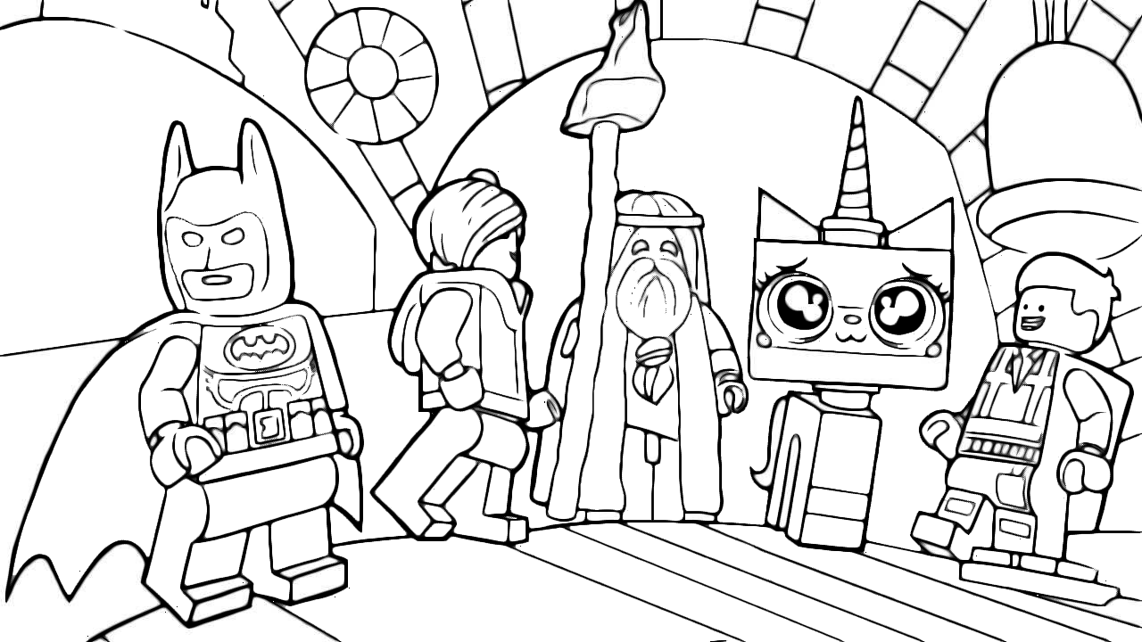 The LEGO Movie   Emmett speaks with his friends Vitruvius ...