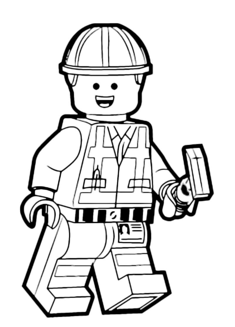 The LEGO Movie - Emmett with work tools