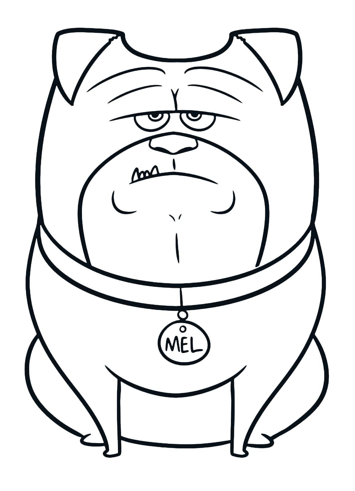 The Secret Life of Pets - Mel the funny pug friend of Max The Secret Life of Pets - Mel the funny pug friend of Max