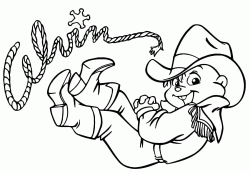 Alvin cowboy suit