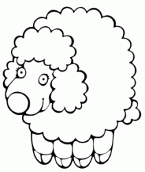 A very funny sheep