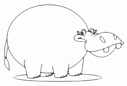 Fat hippo