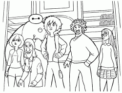 All the Big Hero 6 Hiro Baymax Honey Lemon GoGo Wasabi and Fred