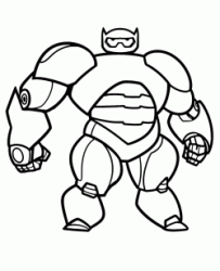 Baymax with combat armor