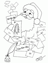 Santa Claus received the children's letters