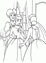 Lady Tremaine transforms Anastasia into Cinderella