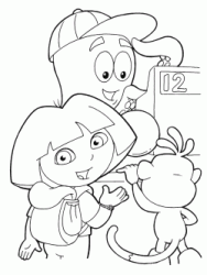 Dora and Boots shop at the store