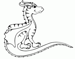 "Dragons" coloring pages