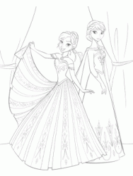 Anna and Elsa adult