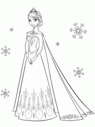 The Elsa princess crowned queen